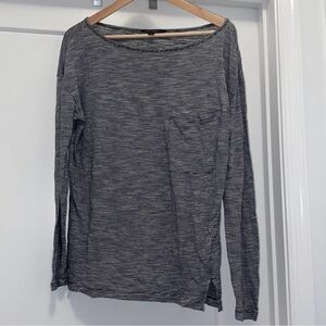 ❤️ BANANA REPUBLIC Striped Black and White Top - Size Medium